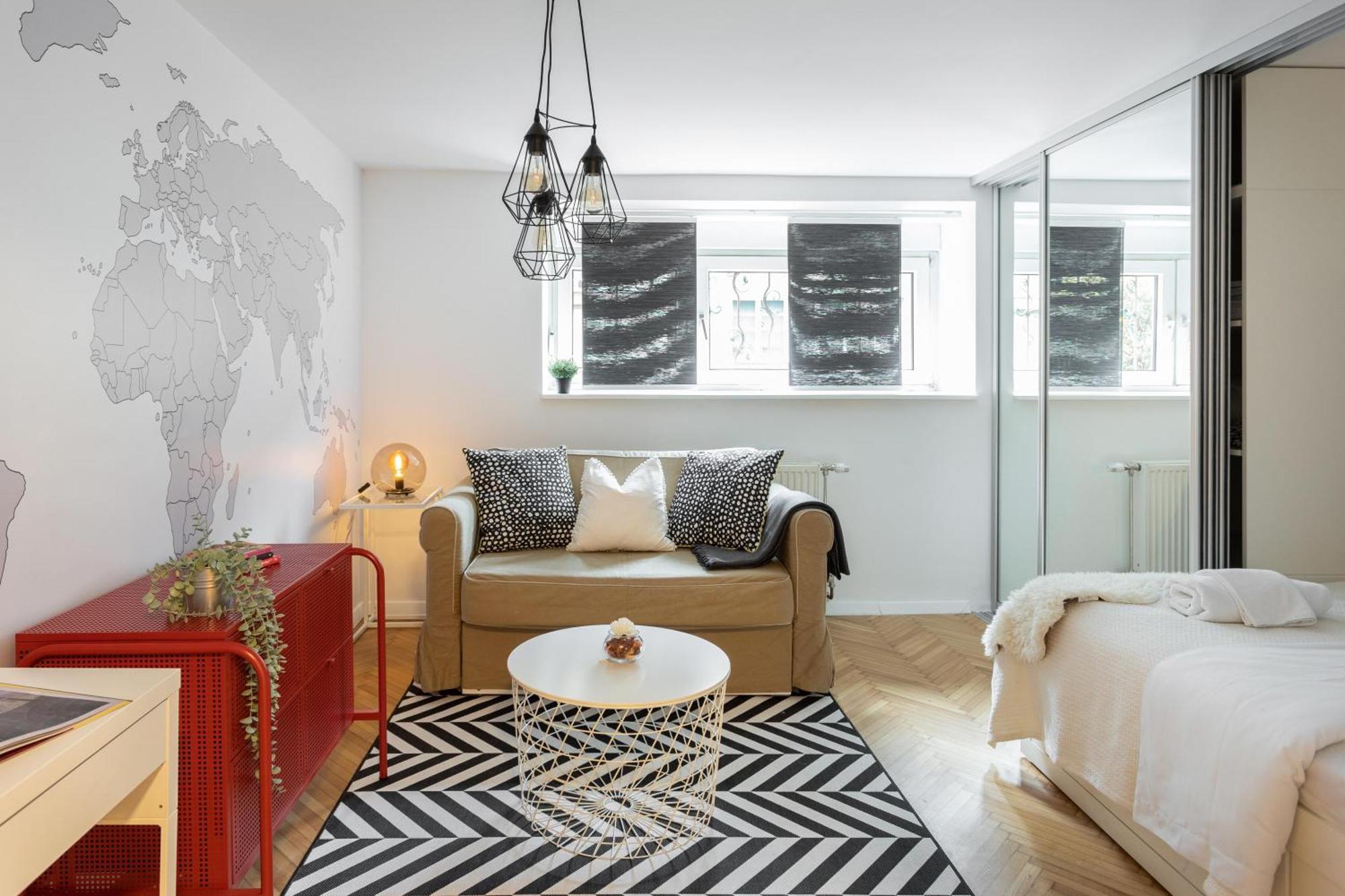 Modern Studio Near British Square Zagreb Exterior foto