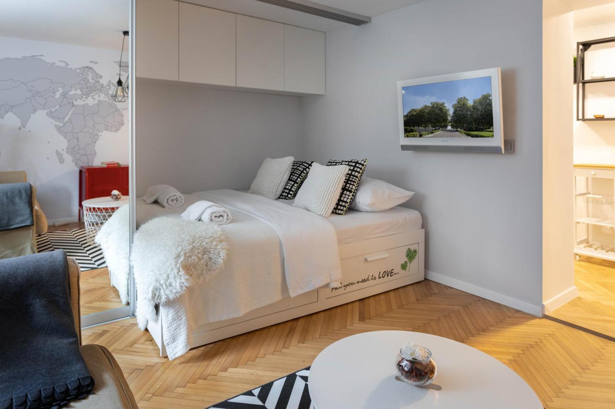 Modern Studio Near British Square Zagreb Exterior foto
